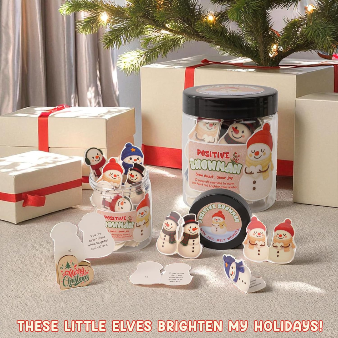 Positive Snowman Jar