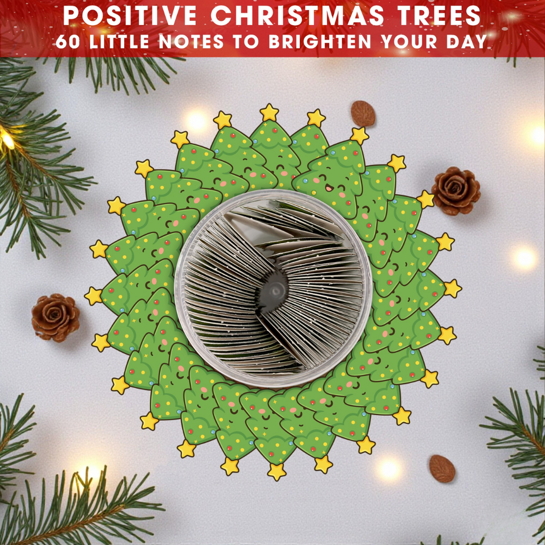 Positive Christmas Tree Jar
