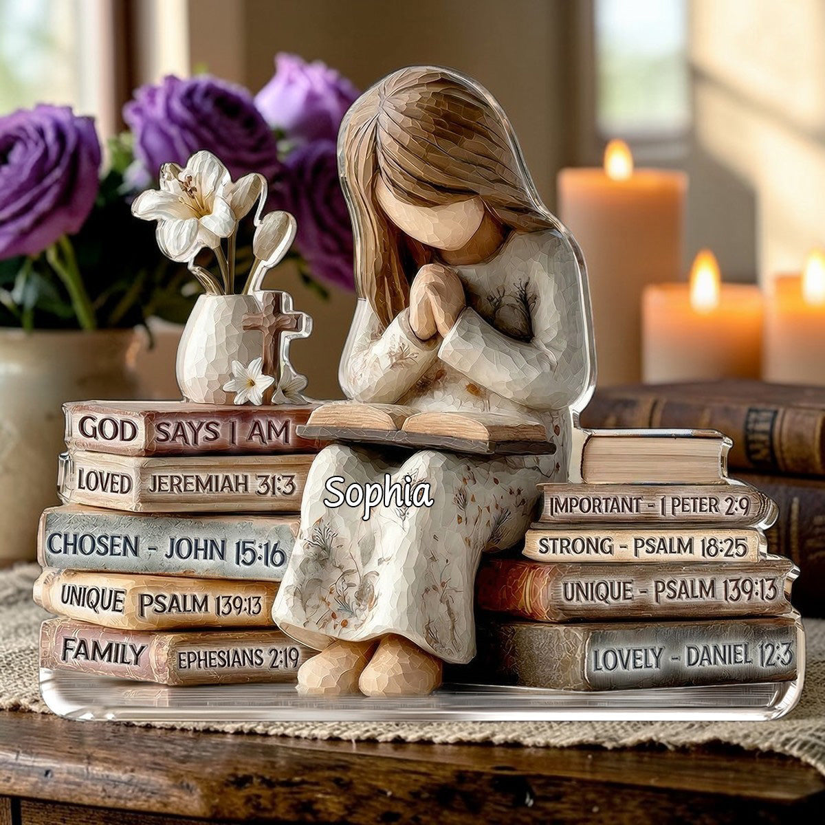 God Says I Am - Personalized  Acrylic Plaque