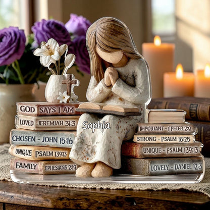 God Says I Am - Personalized  Acrylic Plaque