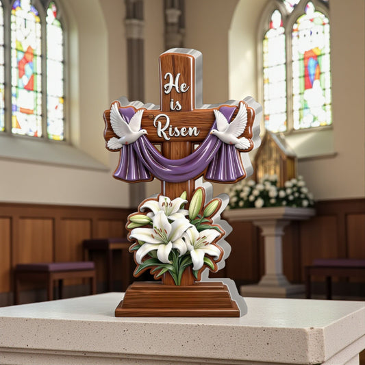 He is Risen - Personalized Acrylic Plaque