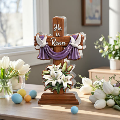 He is Risen - Personalized Acrylic Plaque