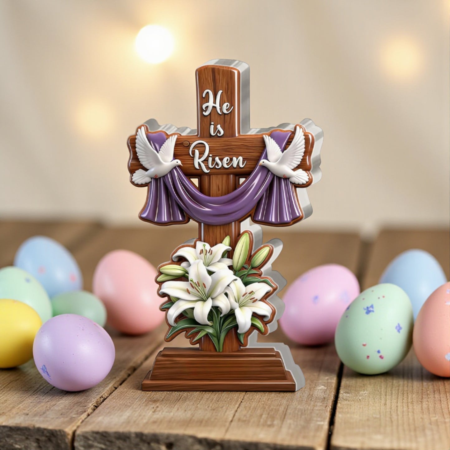 He is Risen - Personalized Acrylic Plaque