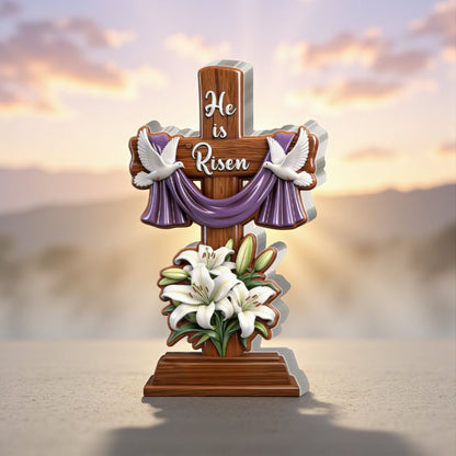 He is Risen - Personalized Acrylic Plaque