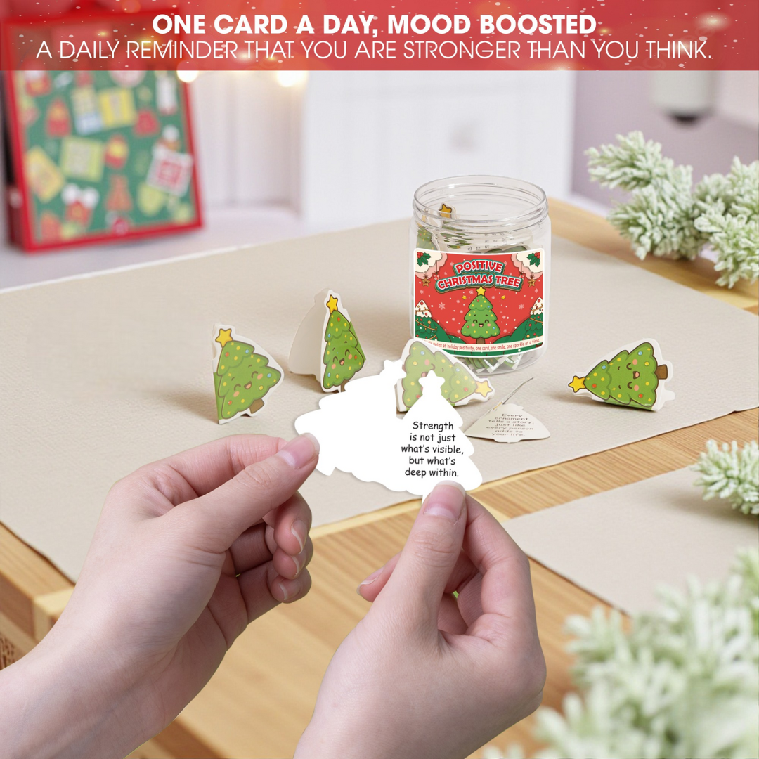 Positive Christmas Tree Jar