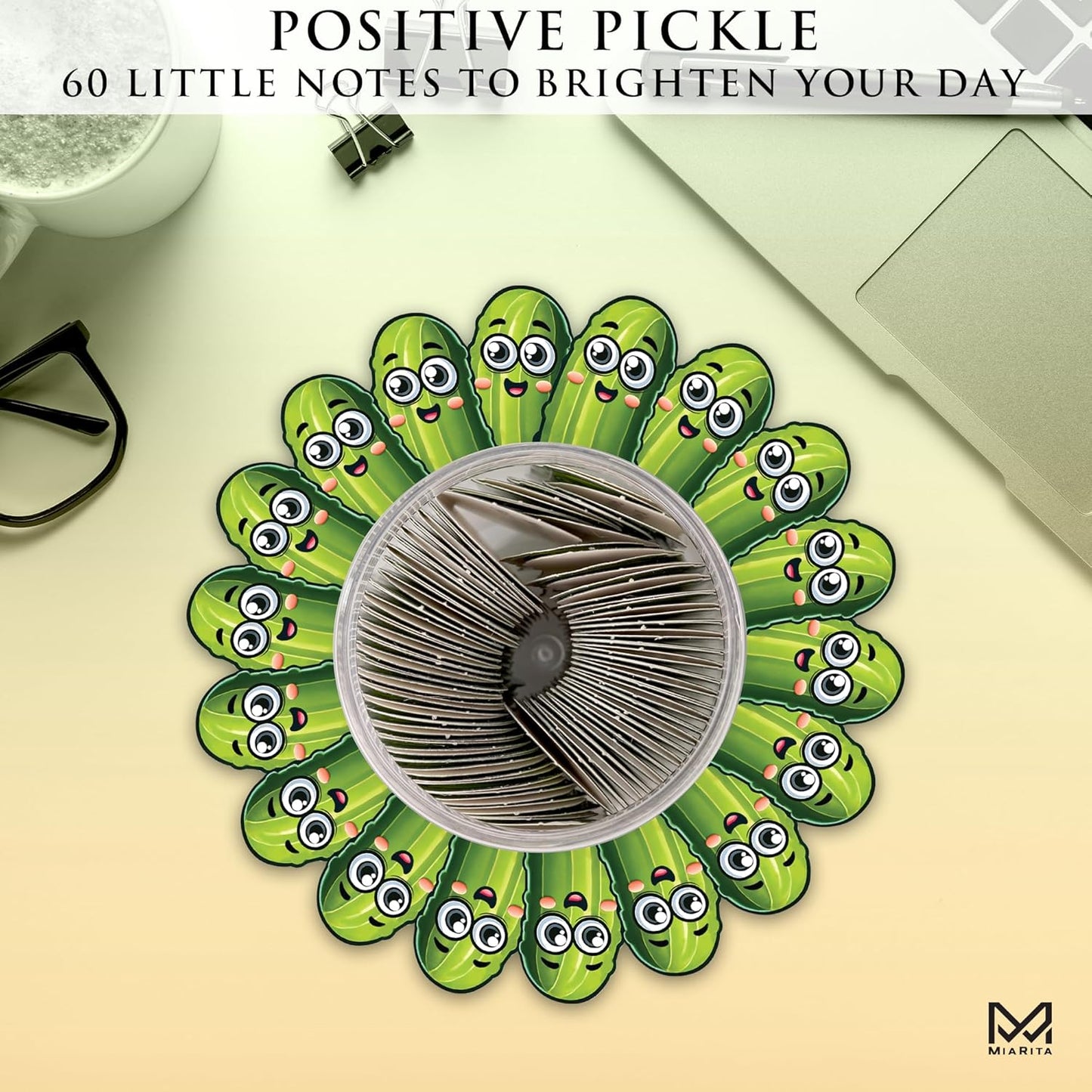 Emotional Supports Pickle Jar, 60 Affirmation Cards for Women, Positive Pickle Gifts, for Women, White Elephant Gifts, Teen Girl Gifts Trendy Stuff, Stocking Stuffers for Teen Girls