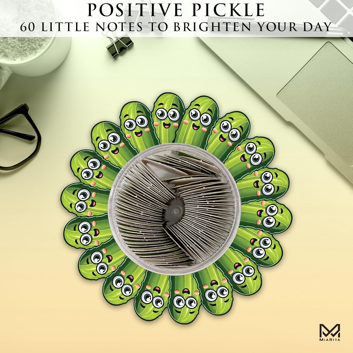 Emotional Supports Pickle Jar, 60 Affirmation Cards for Women, Positive Pickle Gifts, for Women, White Elephant Gifts, Teen Girl Gifts Trendy Stuff, Stocking Stuffers for Teen Girls