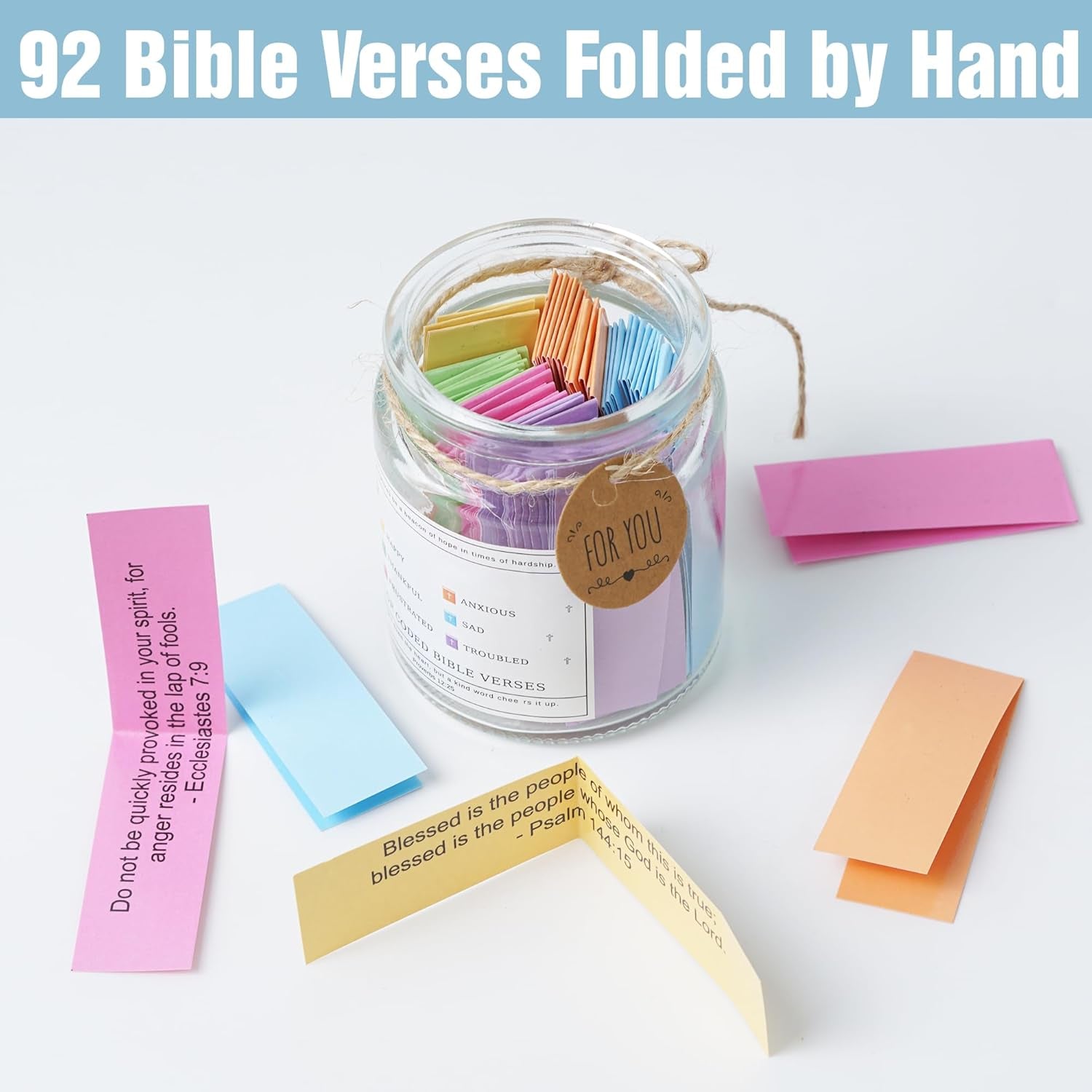 Read This When Bible Verses Jar for Daily Encouragement – Christian Gifts for Women, Birthday Gifts for Women, Christmas Gifts for Women, Birthday Gifts for Mom, Graduation & Teacher Gifts