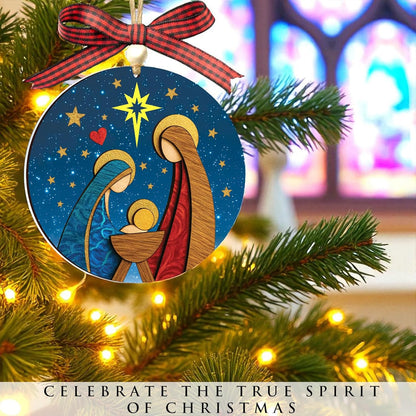 Divine Nativity Ornament