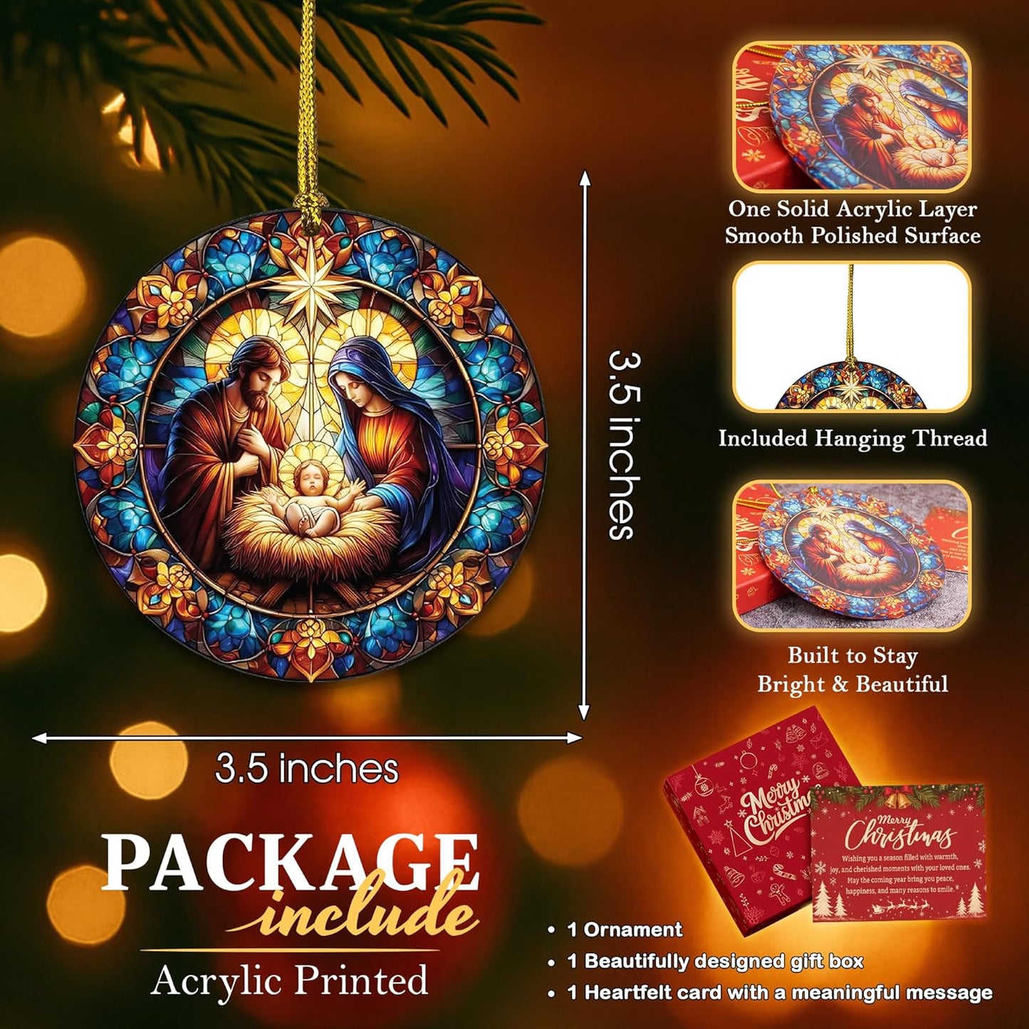 Blessed Nativity Ornament