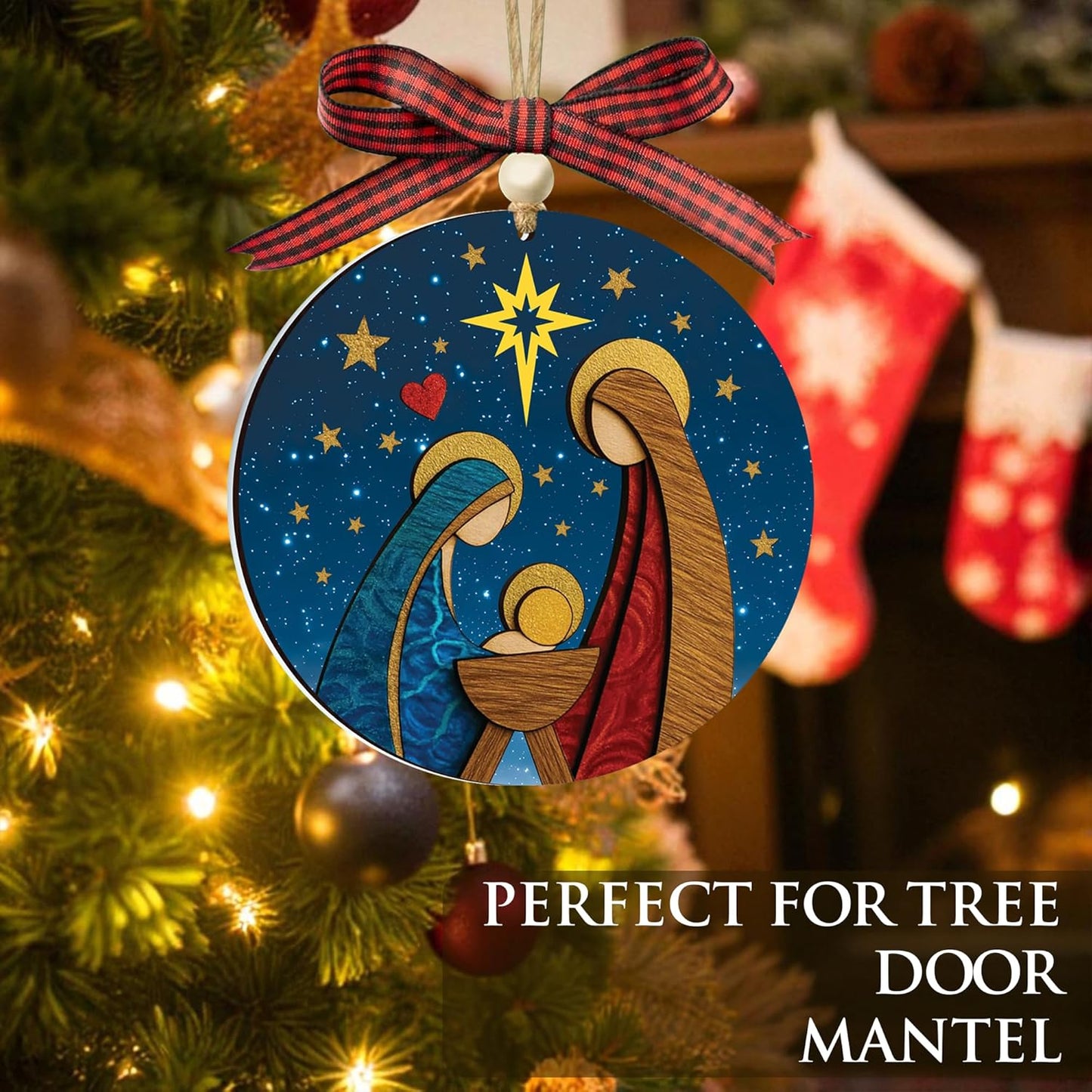 Divine Nativity Ornament