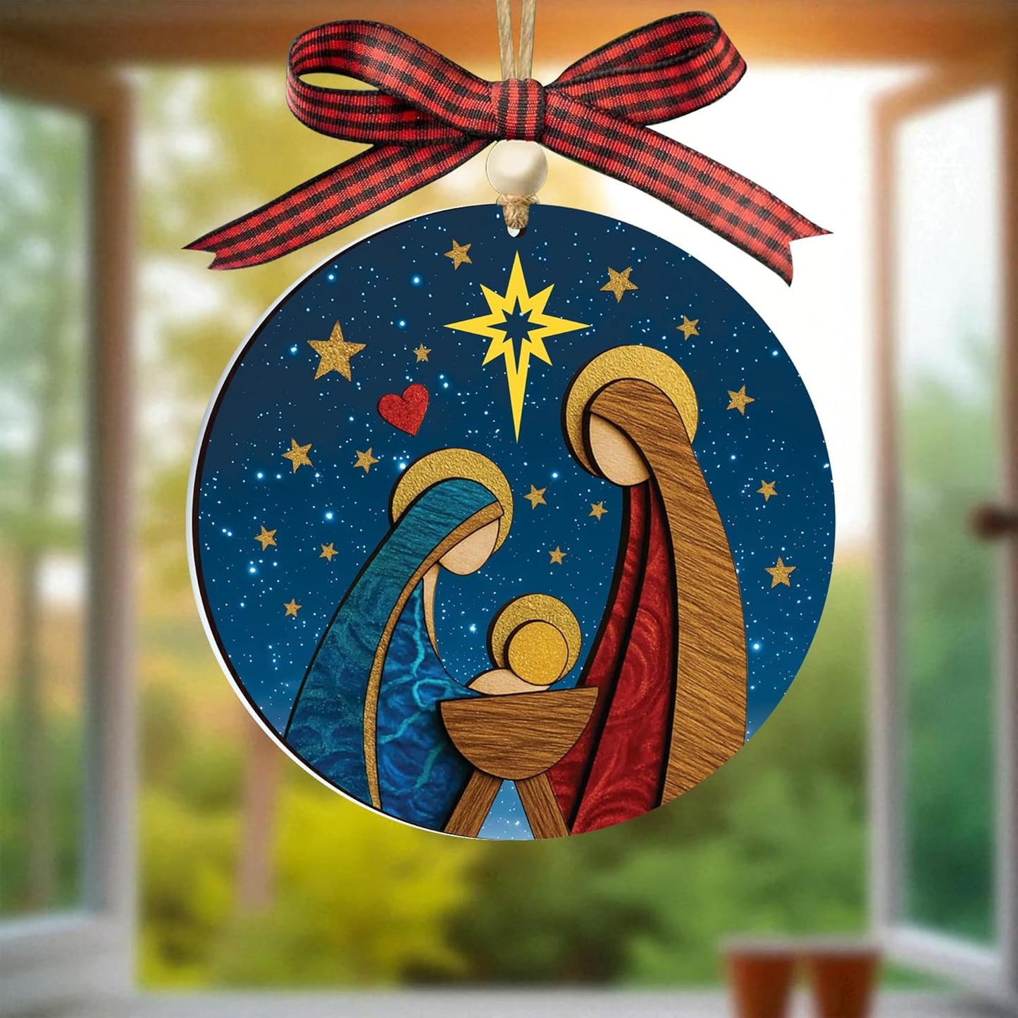 Divine Nativity Ornament