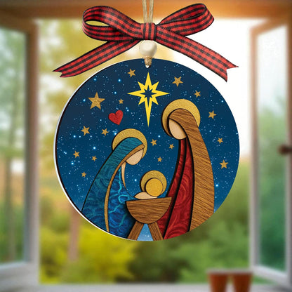 Divine Nativity Ornament