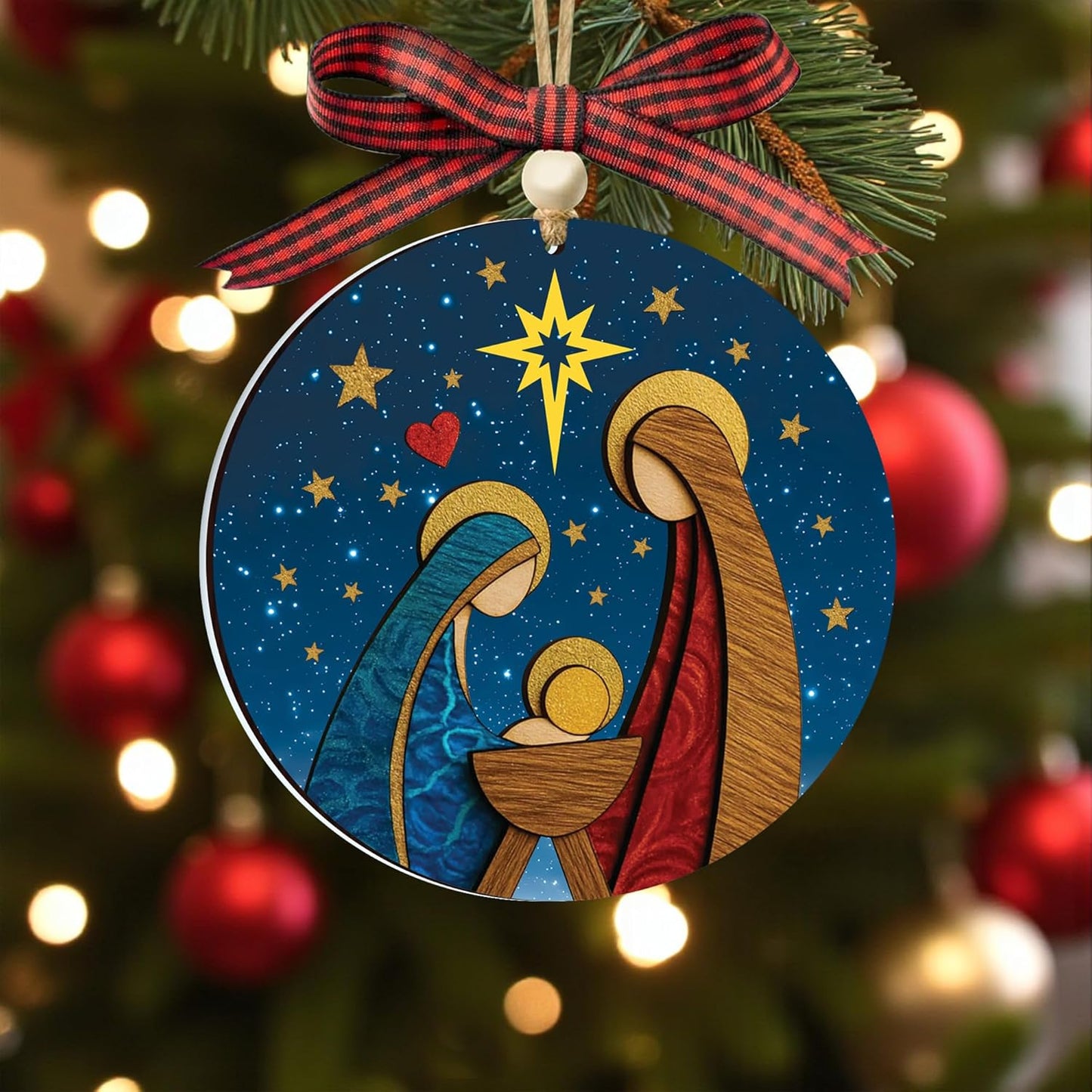 Divine Nativity Ornament