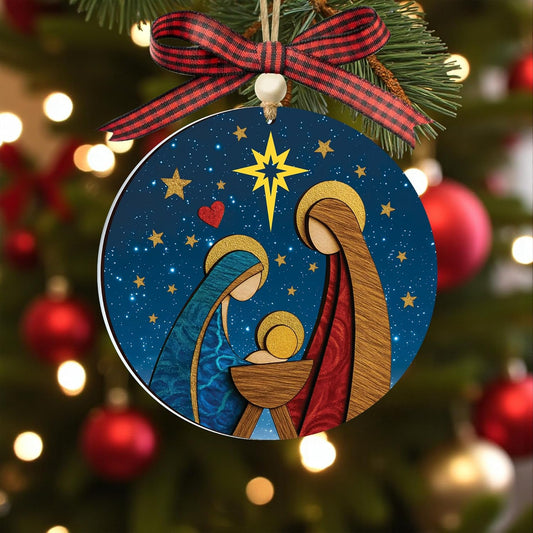 Divine Nativity Ornament
