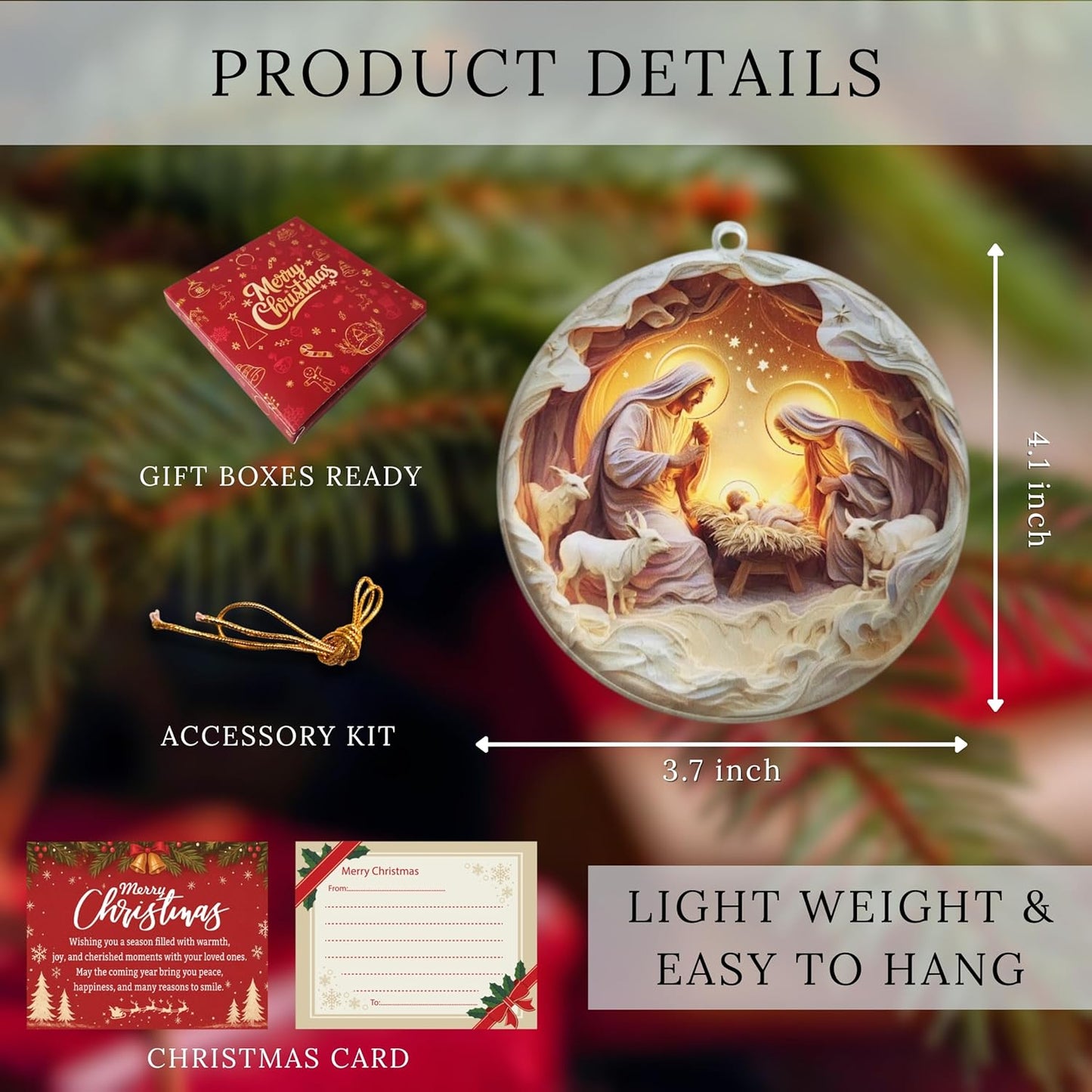 Born in Bethlehem Ornament