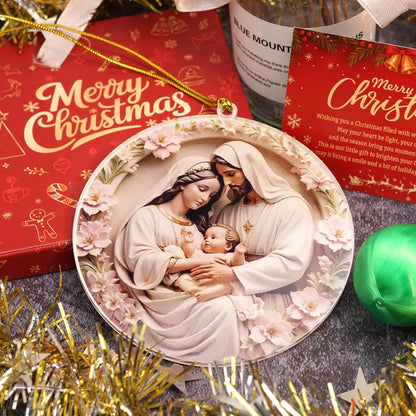 Holy Family Acrylic Ornament