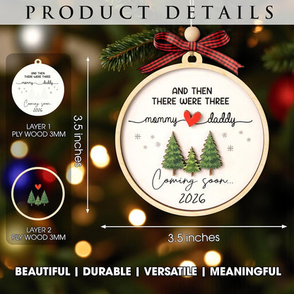 Expecting Baby Ornament 2026, Pregnancy Announcement for Husband Grandparents Family Aunt, Gifts for Expecting Parents Expecting Parents to Be Unique Gifts 2026