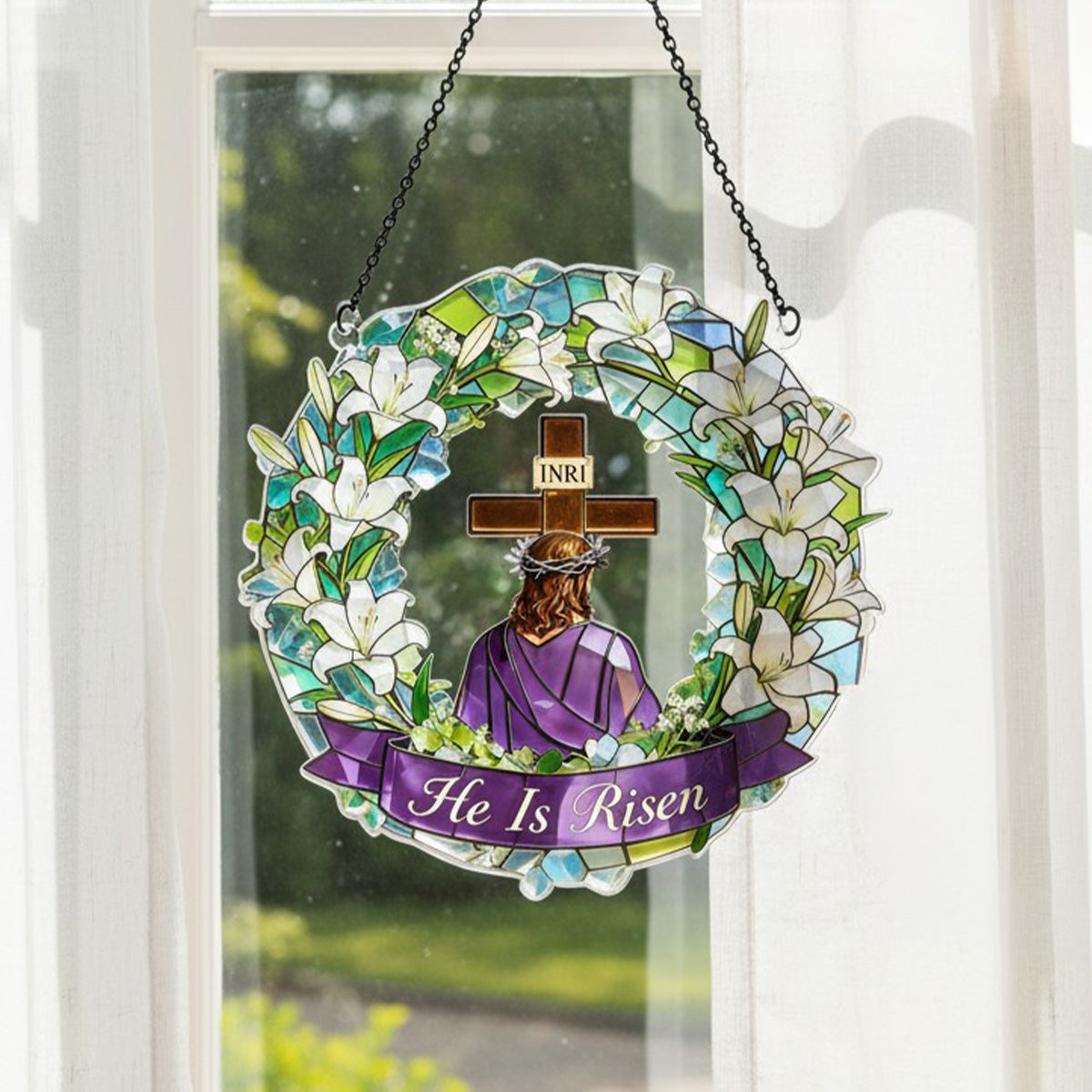 He Is Risen - Acrylic Suncatcher
