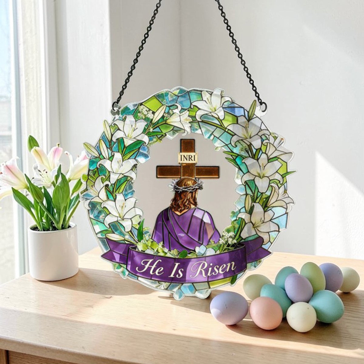 He Is Risen - Acrylic Suncatcher