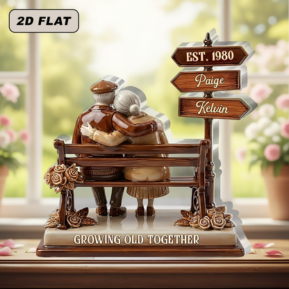 Growing Old Together - Personalized Acrylic Plaque