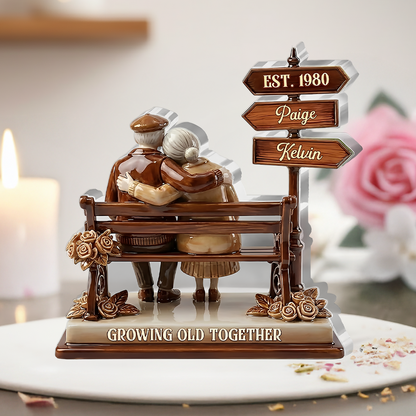 Growing Old Together - Personalized Acrylic Plaque