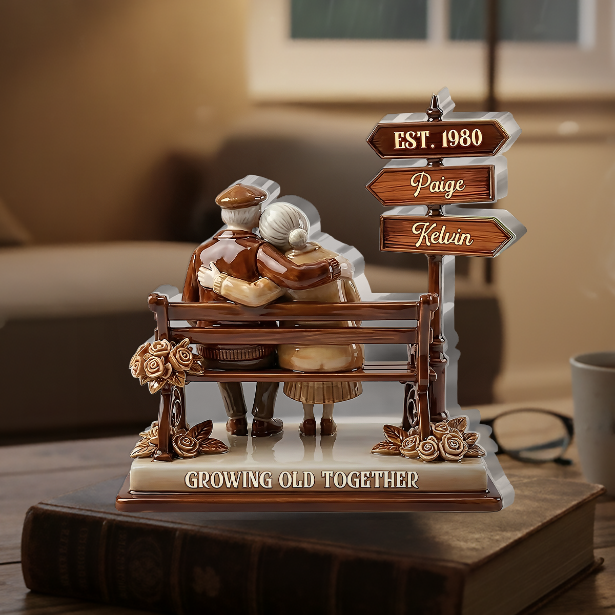 Growing Old Together - Personalized Acrylic Plaque
