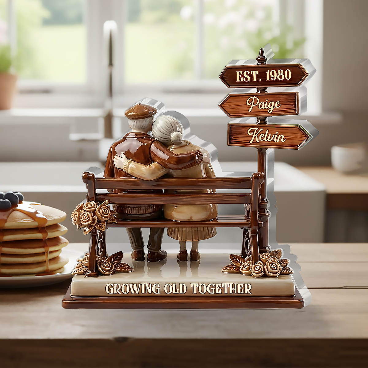 Growing Old Together - Personalized Acrylic Plaque