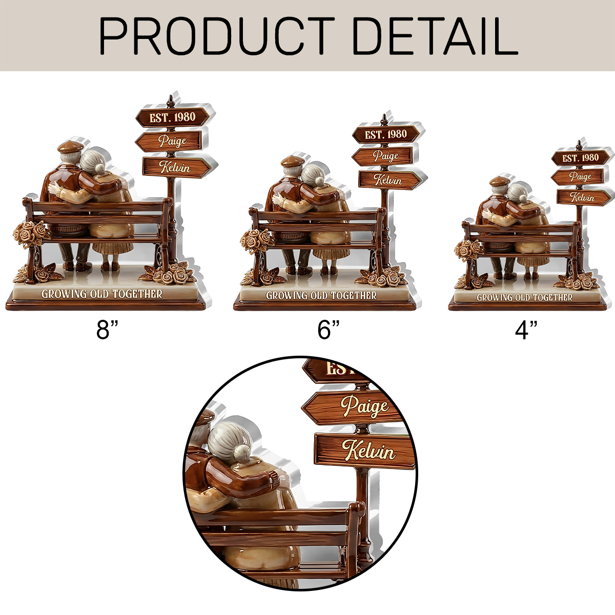 Growing Old Together - Personalized Acrylic Plaque