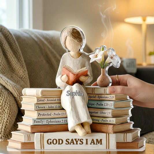 She Is Mom - Personalized  Acrylic Plaque