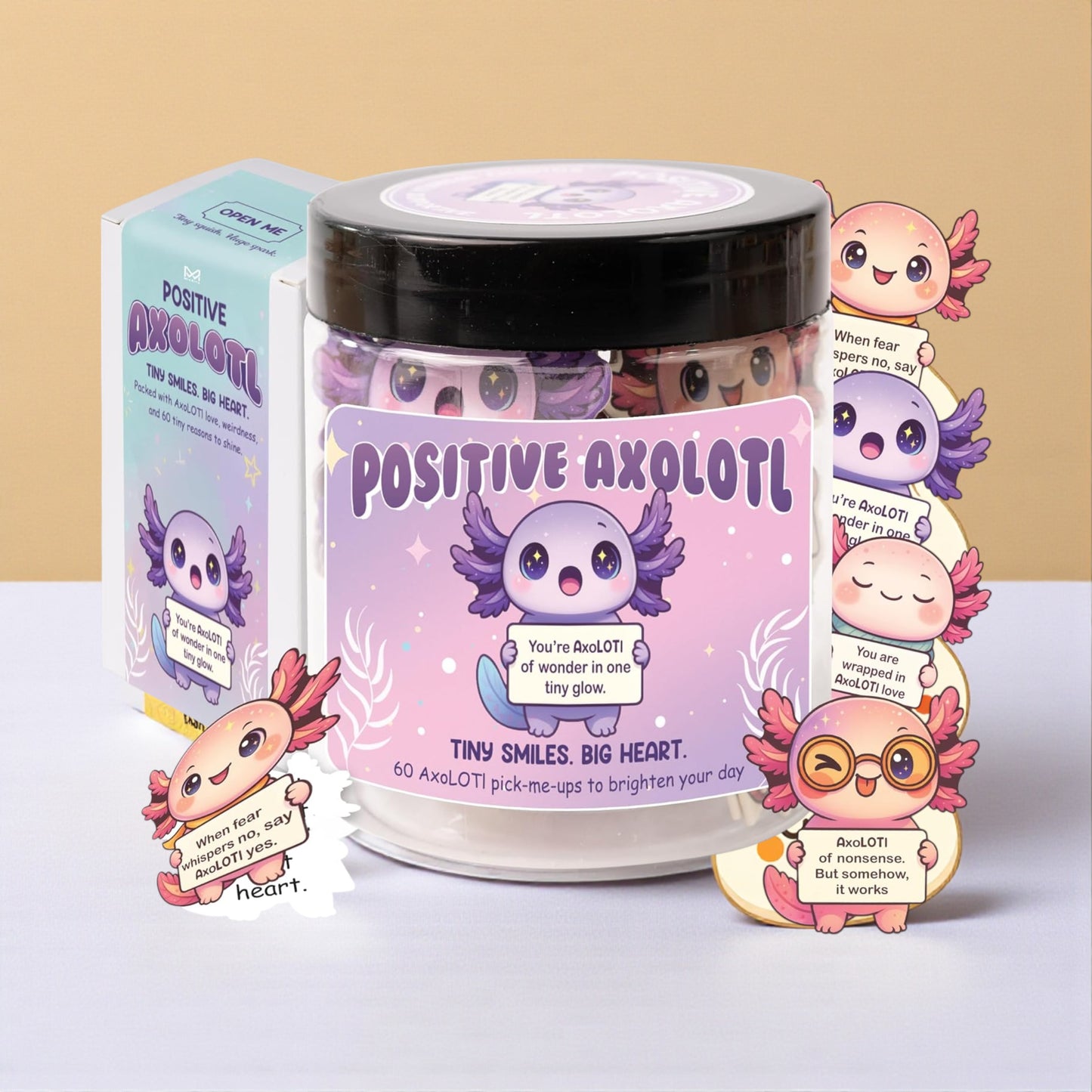 Positive Axolotl Jar