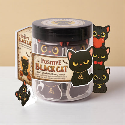 Positive Black Cats Jar