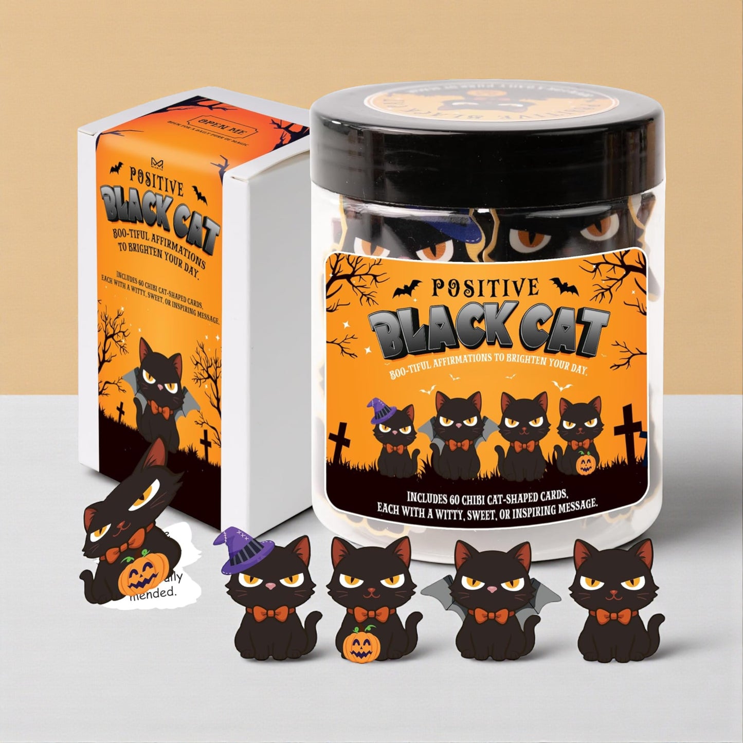 Positive Black Cat Jar