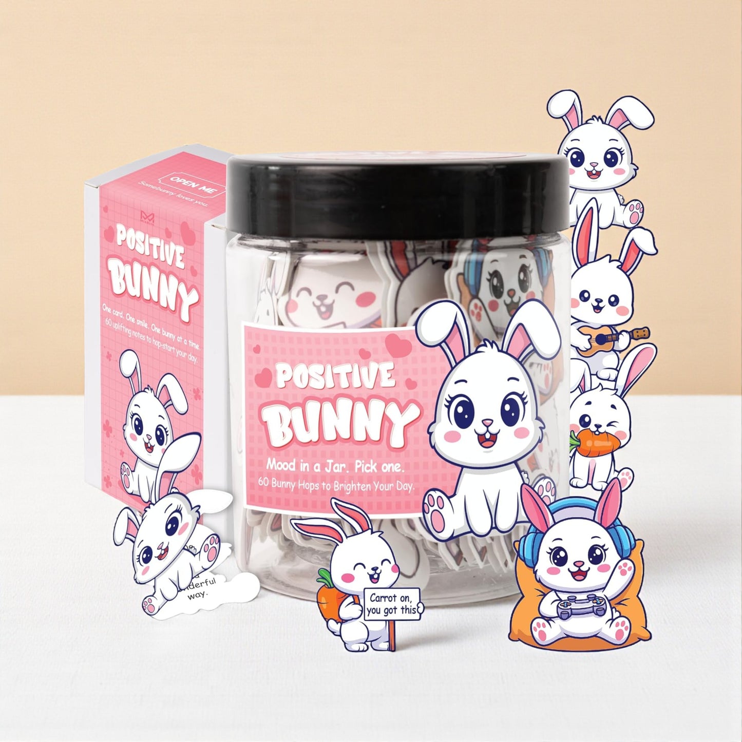 Positive Bunny Jar