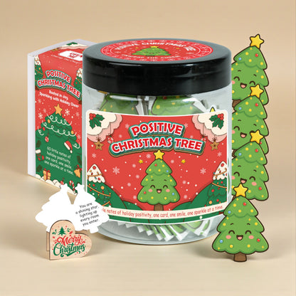 Positive Christmas Tree Jar