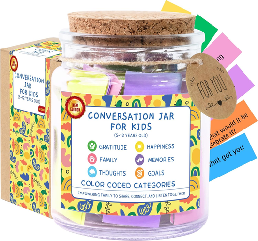Conversation Cards for Kids in Jar