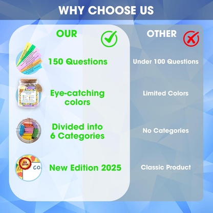 Conversation Cards for Kids in Jar