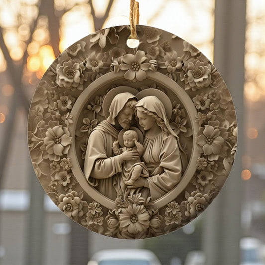 Divine Family Christmas Ornament