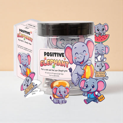 Positive Elephant Jar