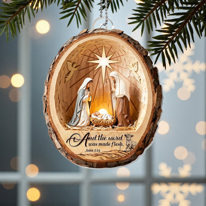 Emmanuel God With Us Ornament