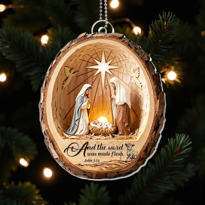 Emmanuel God With Us Ornament