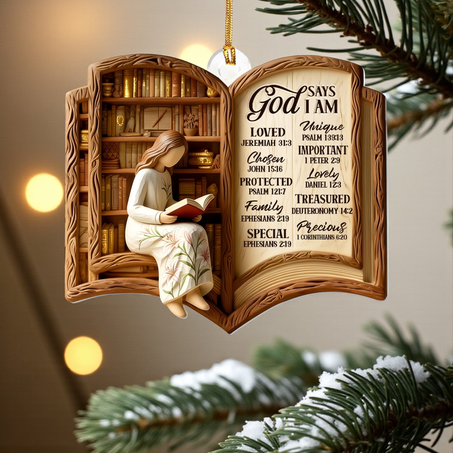 God Says I Am Ornament
