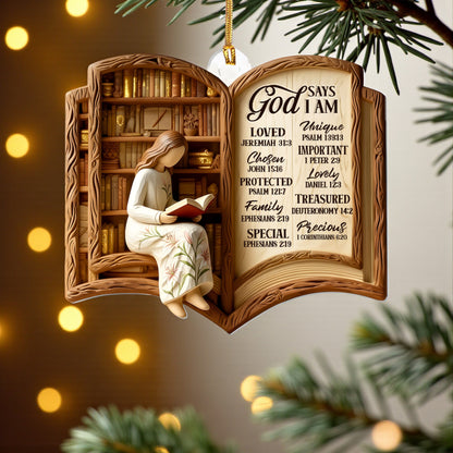 God Says I Am Ornament