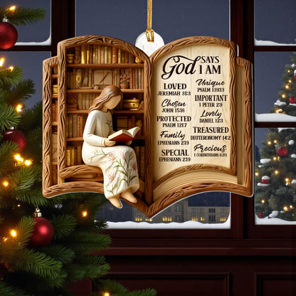 God Says I Am Ornament