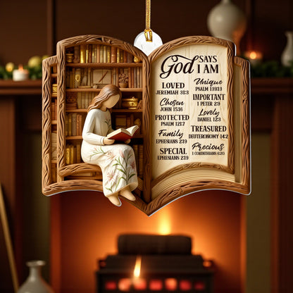 God Says I Am Ornament