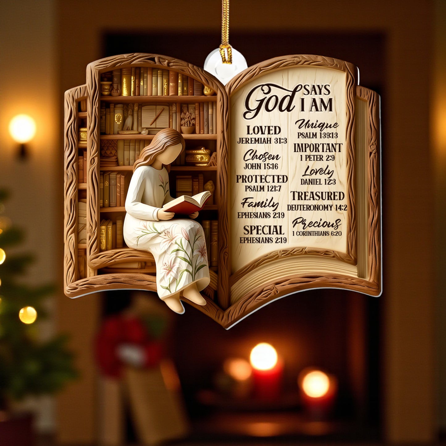 God Says I Am Ornament