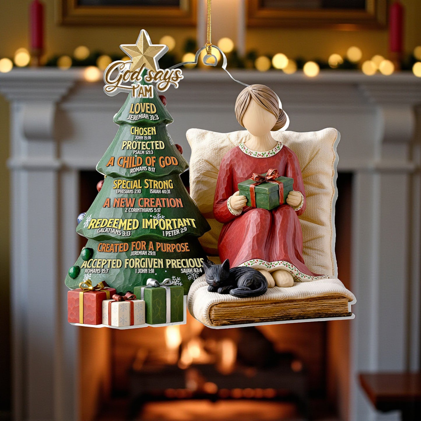 God Says I Am Ornament