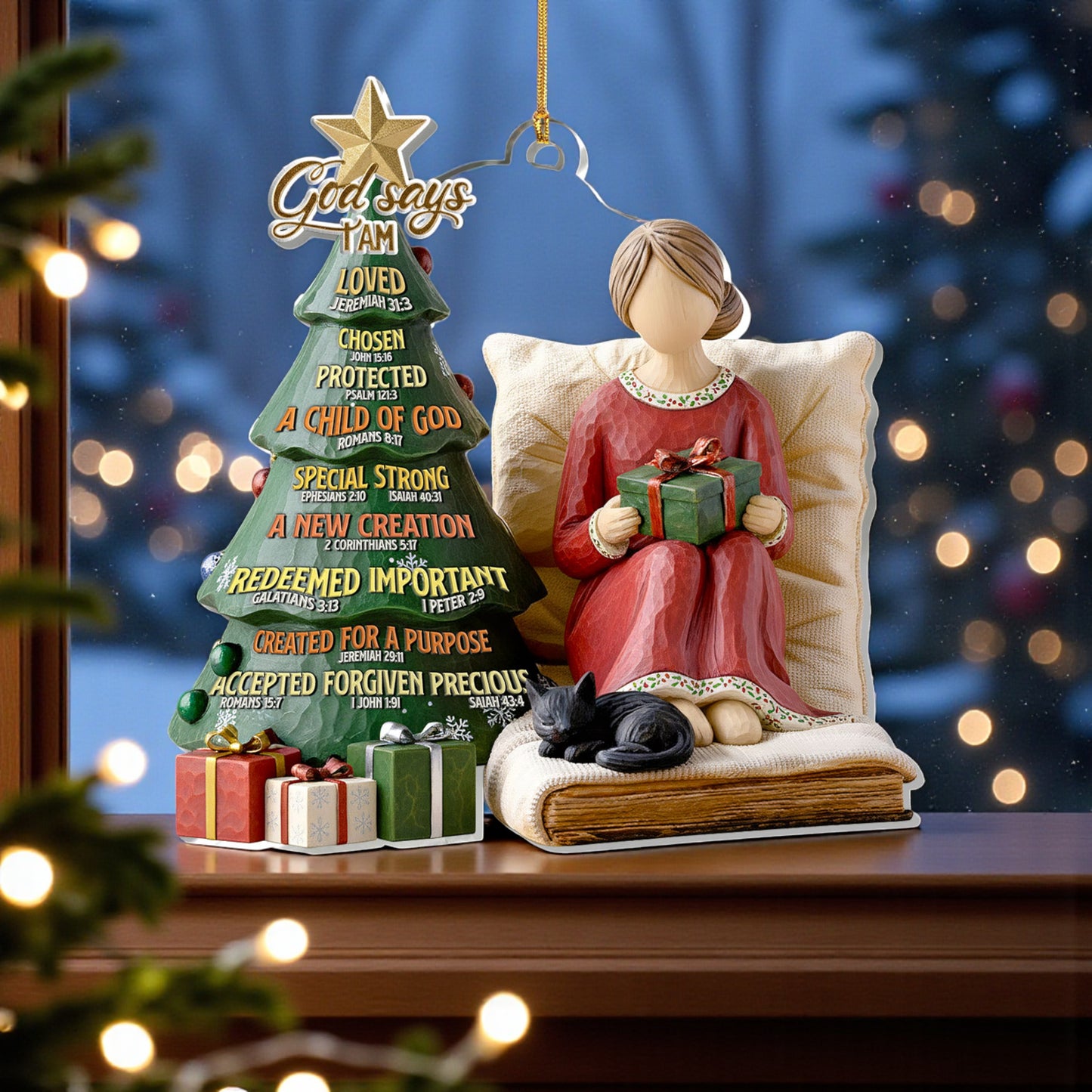 God Says I Am Ornament