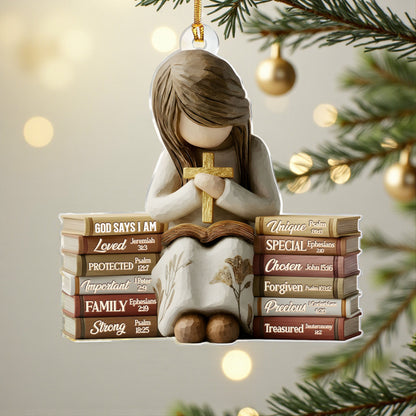 God Says I Am Ornament