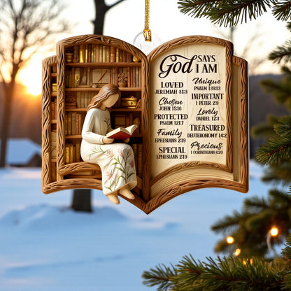 God Says I Am Ornament